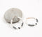Monochrome Beaded Hoop Earrings
