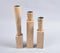 Natural Mango Wood Candle Holders (Set of 3)