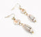 Natural Seashell Drop Earrings