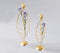 Nectar for Birds' Metal & Glass Test Tube Planter Vases (set of 2)