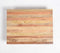 Natural Wooden Striped Elevated Chopping Board