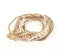 Neutral Beaded Boho Cluster Bracelet