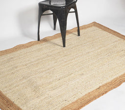 Neutral Handwoven Jute Rug