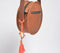 Neon Tasseled Mirror Bag Tie