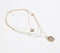 Natural Stone & Recycled Brass Layered Necklace