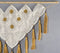 Mustard Tasseled Crochet Wall Hanging
