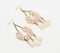 Neutral Tasseled & Beaded Boho Earrings