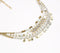 Neutral Beaded Metallic necklace