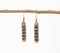Noir Party Beaded Dangle Earrings