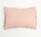Pastel Blush Tasseled Cushion Cover