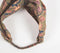 Olive Floral Block printed Knot Hairband
