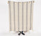 Neutral Striped & Tasseled Throw