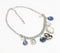 Pearl & Glass Beads Evil-Eye Charms Bib Necklace