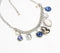 Pearl & Glass Beads Evil-Eye Charms Bib Necklace