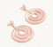 Pastel Beaded Coils Dangle Earrings