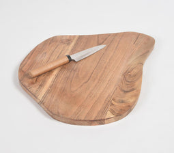Pear-shaped light burnt Wooden Chopping Board