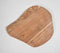 Pear-shaped light burnt Wooden Chopping Board