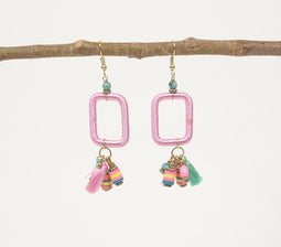 Pastel Charms Dangle Earrings