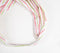 Pastel Watermelon Striped Block Printed Knot Hairband