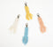 Pastel Macrame Key Chains (set of 4)