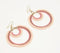 Pastel Beaded Hoop Earrings