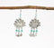 Peacock Design Metllic Earrings