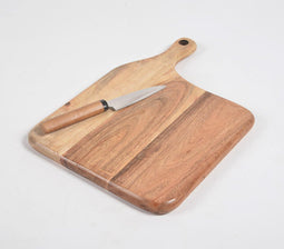 Polished Acacia Wood Chopping Board
