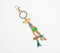 Pom-Pom & Tasselled Ethnic Parrots Keychain