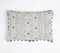 Printed & Border Tasseled Cotton Lumbar Cushion Cover