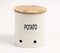Potato-Typographic Ribbed Galvanized Iron Storage Box