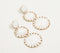Raffia Orbital tiered Earrings
