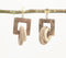 Retro Geometric Dangle Earrings