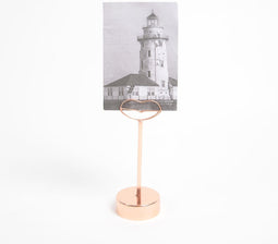 Rose-Gold Toned Lip Photo Clip
