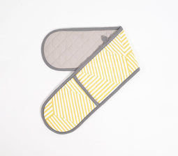 Printed & Quilted Double Oven Mitt