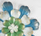 Rustic Floral Metallic Wall Art