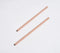 Rose-Gold Set of 2 Copper Straws With Cleaner