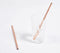 Rose-Gold Set of 2 Copper Straws With Cleaner