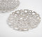 Sand Cast Aluminium Round Cubes Trays (Set of 2)