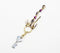 Seashells & Beaded Charm Keychain