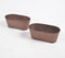 Rustic Iron Oblong Planters (set of 2)