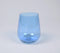 Sky Blue Tinted Handmade Glass Votives (Set of 2)