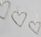 Silver-Toned Hearts Wall Decor