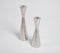 Sleek Aluminium Candle Holders (Set of 2)