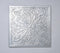 Silver-Toned Aluminium Square Wall Hanging