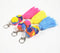 Splashy Pom-Pom Tasseled Key Chains (set of 3)