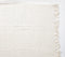 Solid Ivory Cotton Tasseled Throw