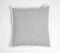 Solid Fringed Chambray Weave Cushion Cover(2)