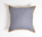 Smokey Jute Border Cushion cover