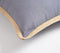 Smokey Jute Border Cushion cover
