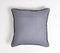 Smokey Jute Border Cushion cover